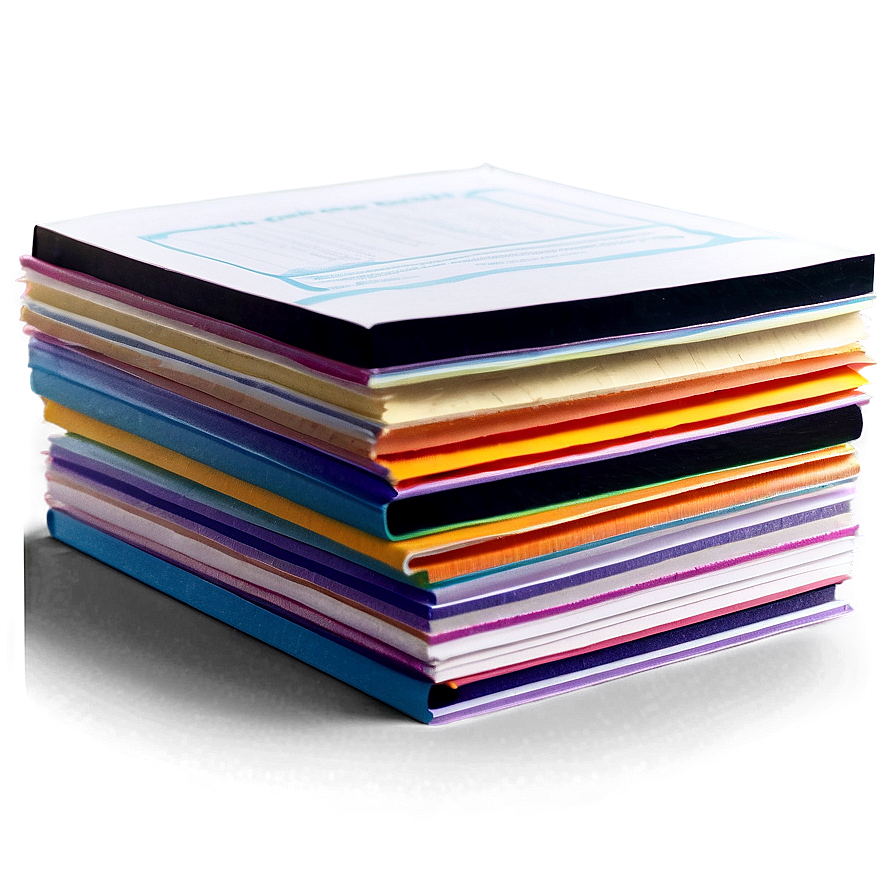 Flat Paper Stack Png Ntx67 PNG Image