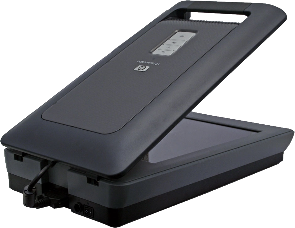 Flatbed Scanner Black Device PNG Image