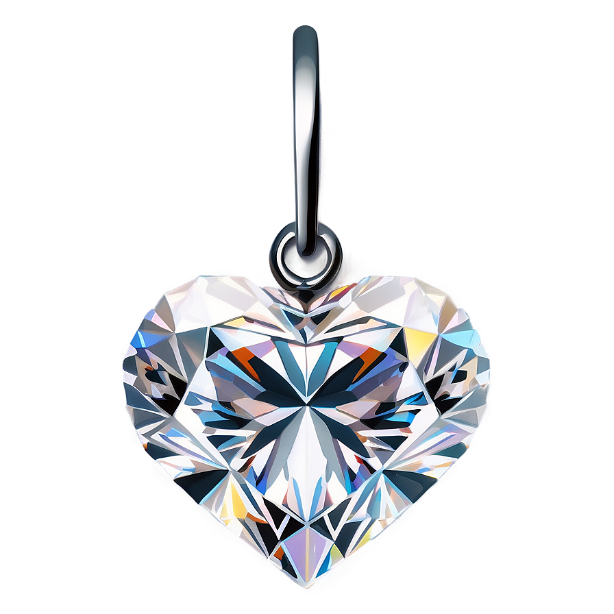 Flawless Diamond Heart Icon Png 06262024 PNG Image