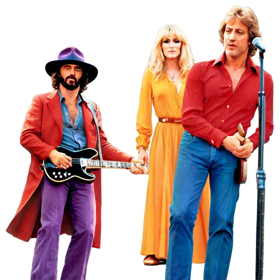 Fleetwood Mac Members Illustration Png 81 PNG Image