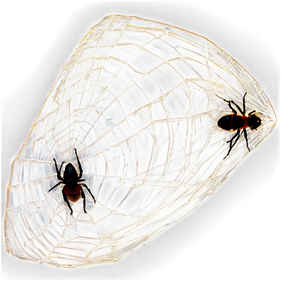 Flies And Spider Web Png 06122024 PNG Image