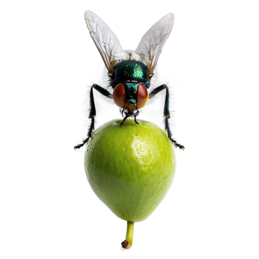 Flies On Fruit Png 06122024 PNG Image