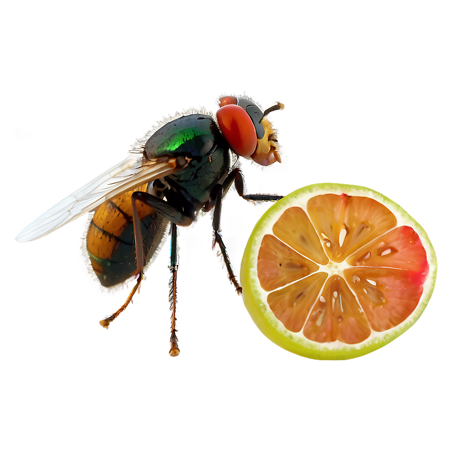 Flies On Fruit Png 06122024 PNG Image