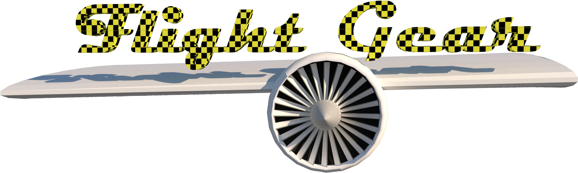 Flight Gear3 D Logo PNG Image