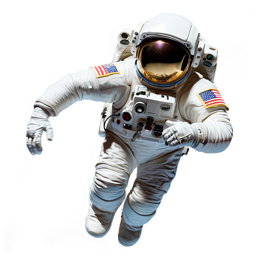 Floating Astronaut In Space Png Yvo11 PNG Image