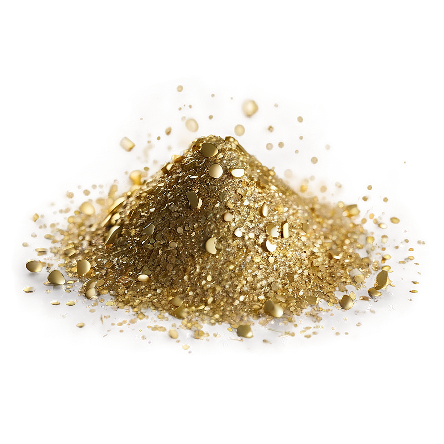 Floating Gold Sparkle Dust Png Kjh PNG Image