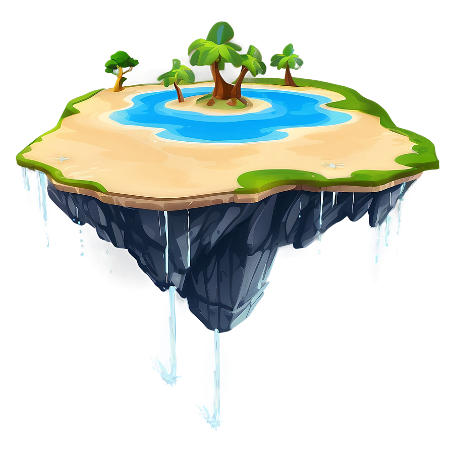 Floating Island Fantasy Png Res76 PNG Image