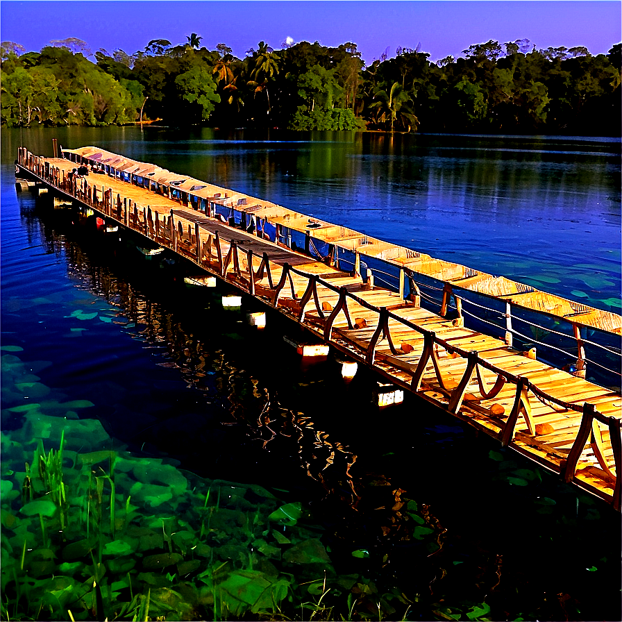 Floating Pontoon Bridge Png 05242024 PNG Image