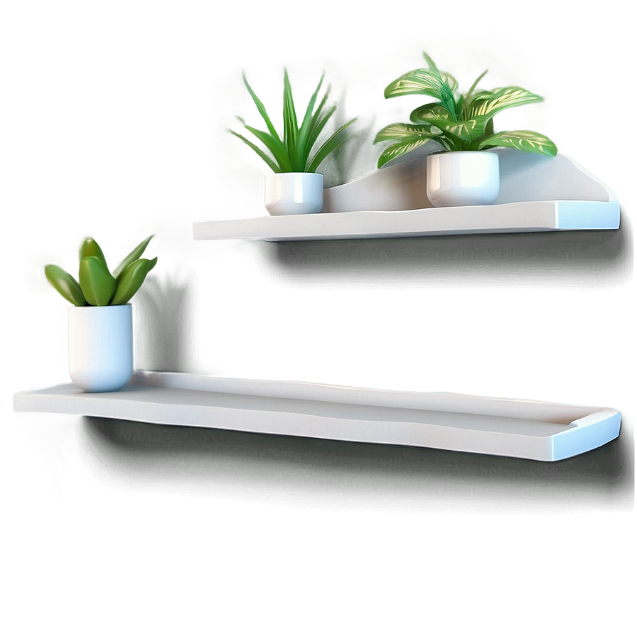 Floating Shelves C PNG Image