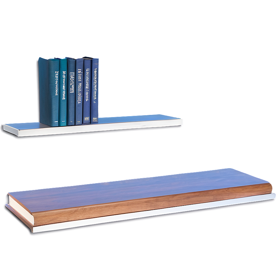 Floating Shelves For Books Png Nxh10 PNG Image