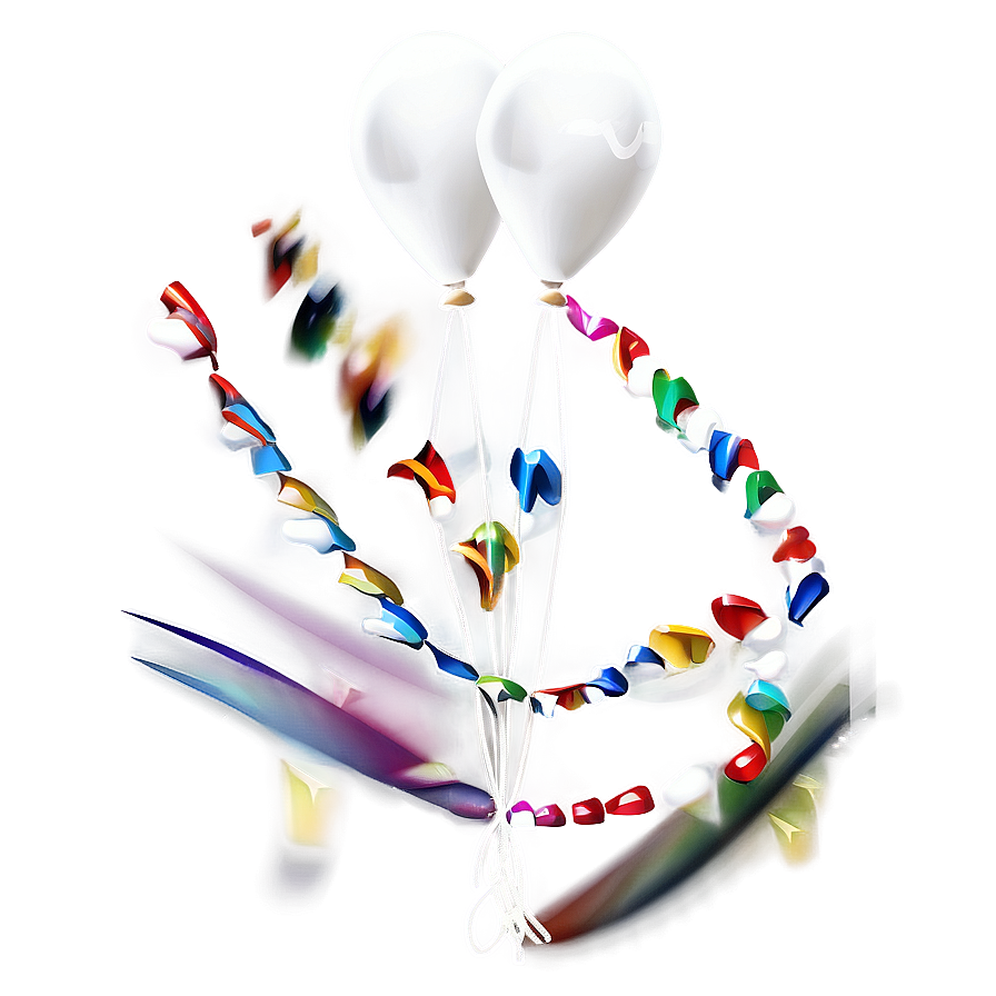 Floating White Balloons Png Ngq26 PNG Image