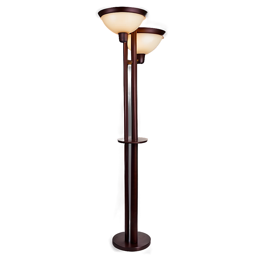 Floor Lamp With Shelves Png Wbm PNG Image