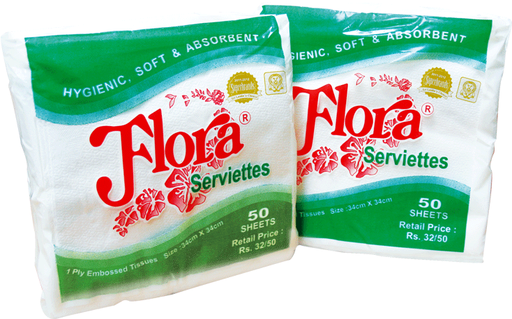 Flora Napkin Packages50 Sheets PNG Image