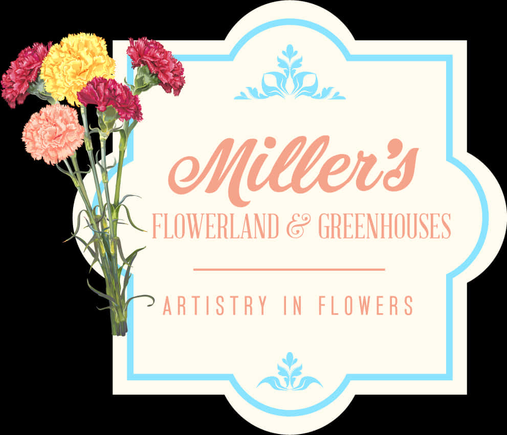 Floral Advertisement Banner PNG Image