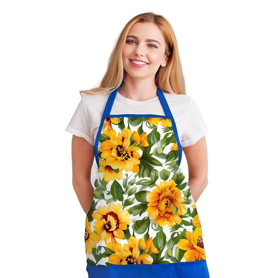 Floral Apron Png 05252024 PNG Image