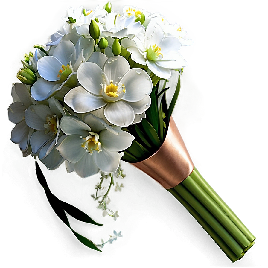 Floral Bridal Bouquet Png Eng PNG Image