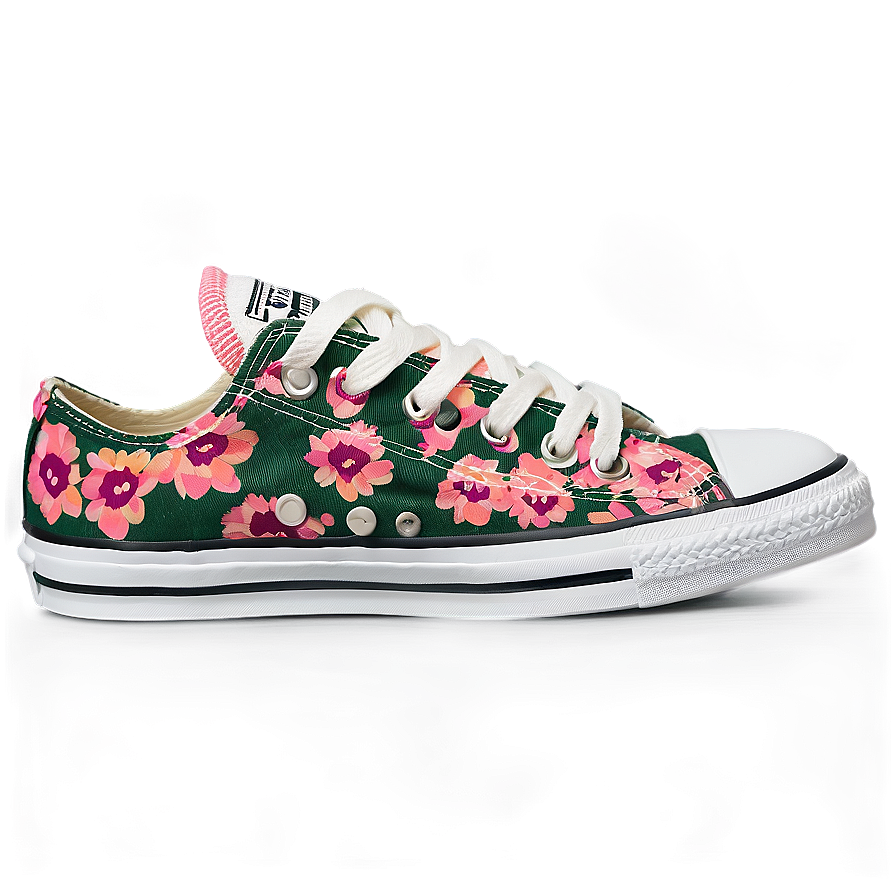 Floral Converse Png 70 PNG Image