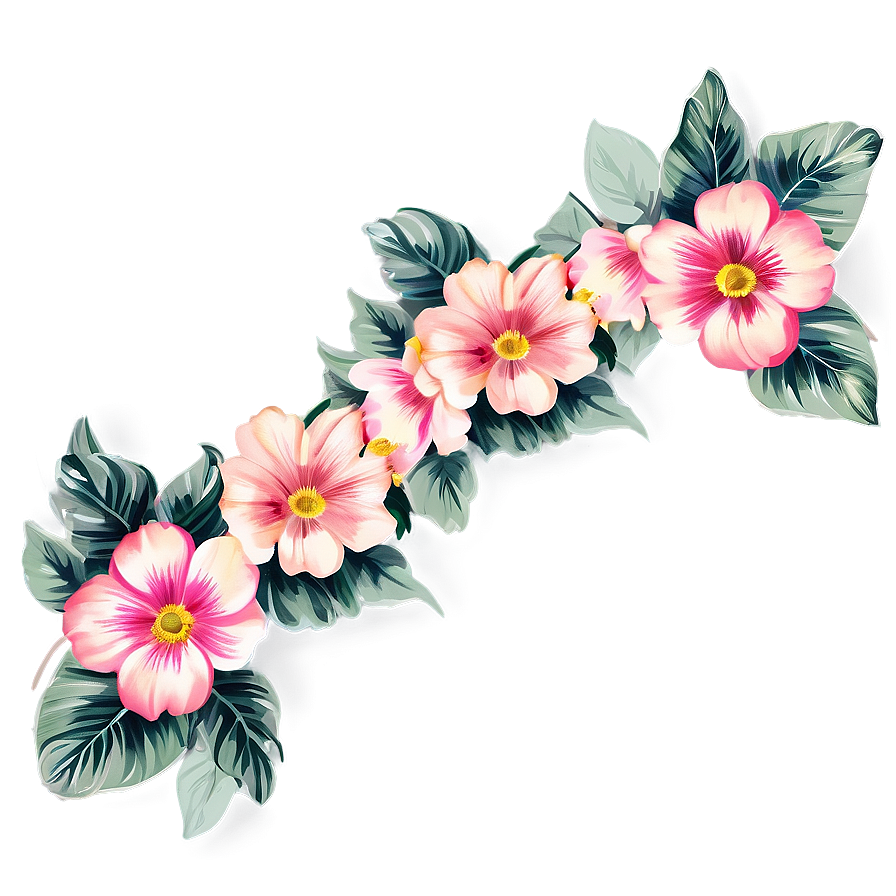 Floral Corner Graphics Png 06122024 PNG Image