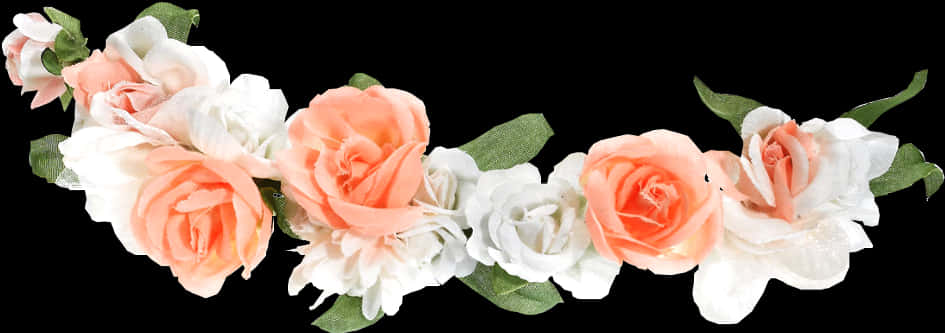 Floral Crown Design PNG Image