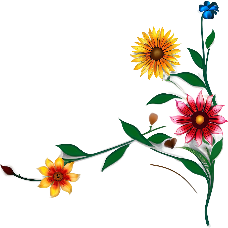 Floral Design B PNG Image