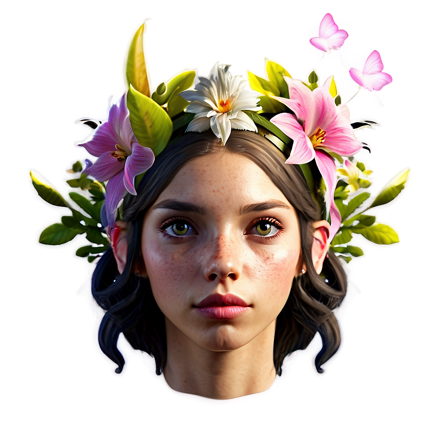 Floral Fairy Headpiece Png 10 PNG Image