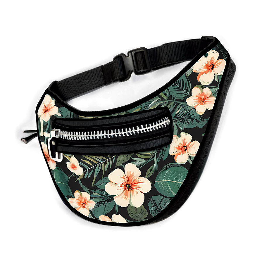 Floral Fanny Pack Png Tfd PNG Image