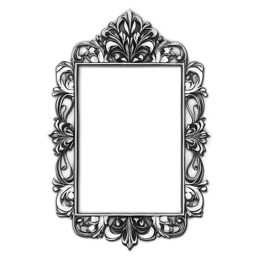 Floral Frame Border Png 06262024 PNG Image