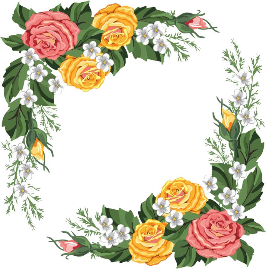 Floral_ Frame_ Corner_ Design.png PNG Image