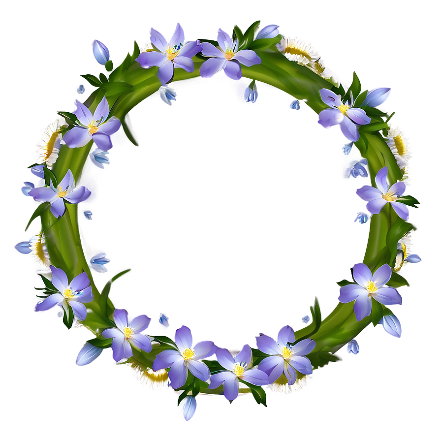 Floral Frame Design Png Qvp PNG Image