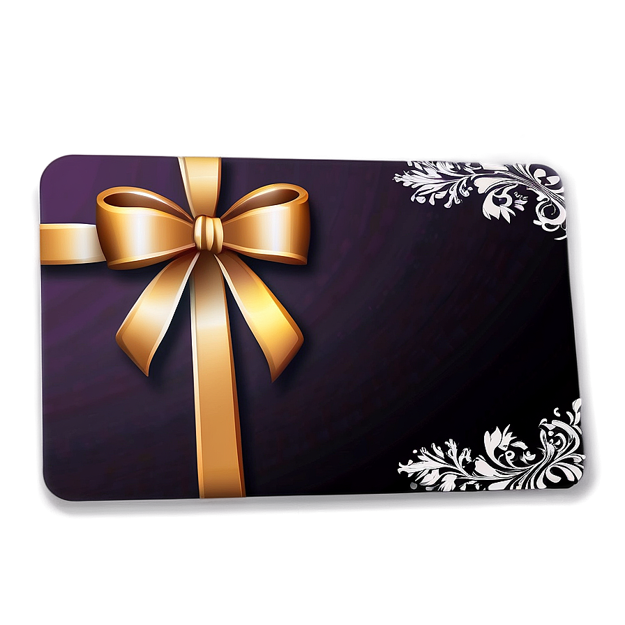 Floral Gift Card Png 1 PNG Image