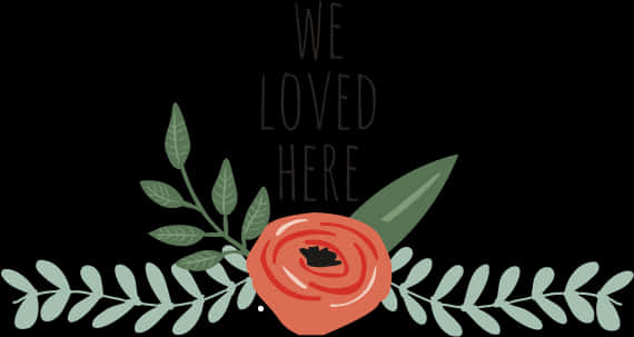 Floral_ Memorial_ Vector_ Art PNG Image