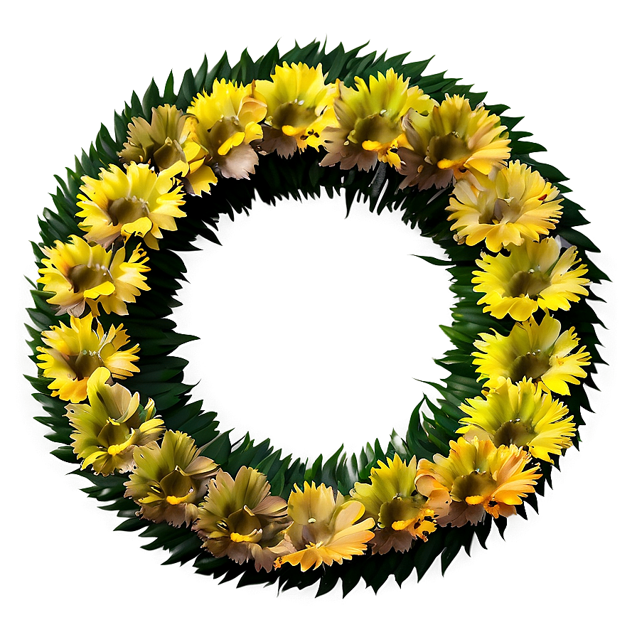 Floral Memorial Wreath Png Our54 PNG Image