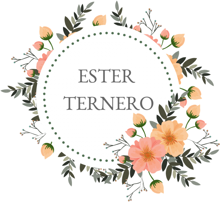 Floral Name Design Ester Ternero PNG Image