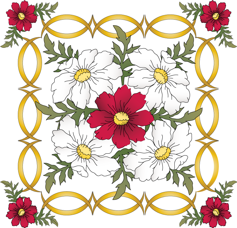 Floral_ Pattern_ Chrysanthemum_ Design PNG Image