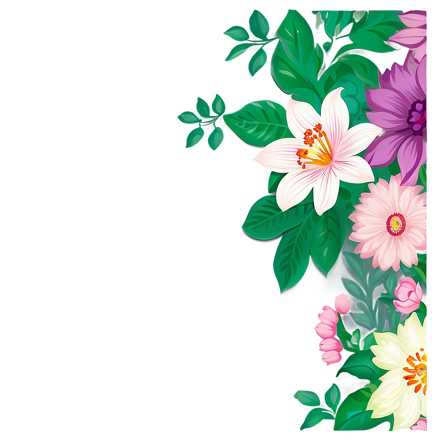 Floral Phone Wallpaper Png 05062024 PNG Image