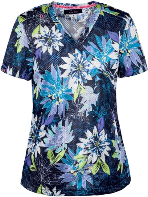 Floral Print Womens Blouse PNG Image