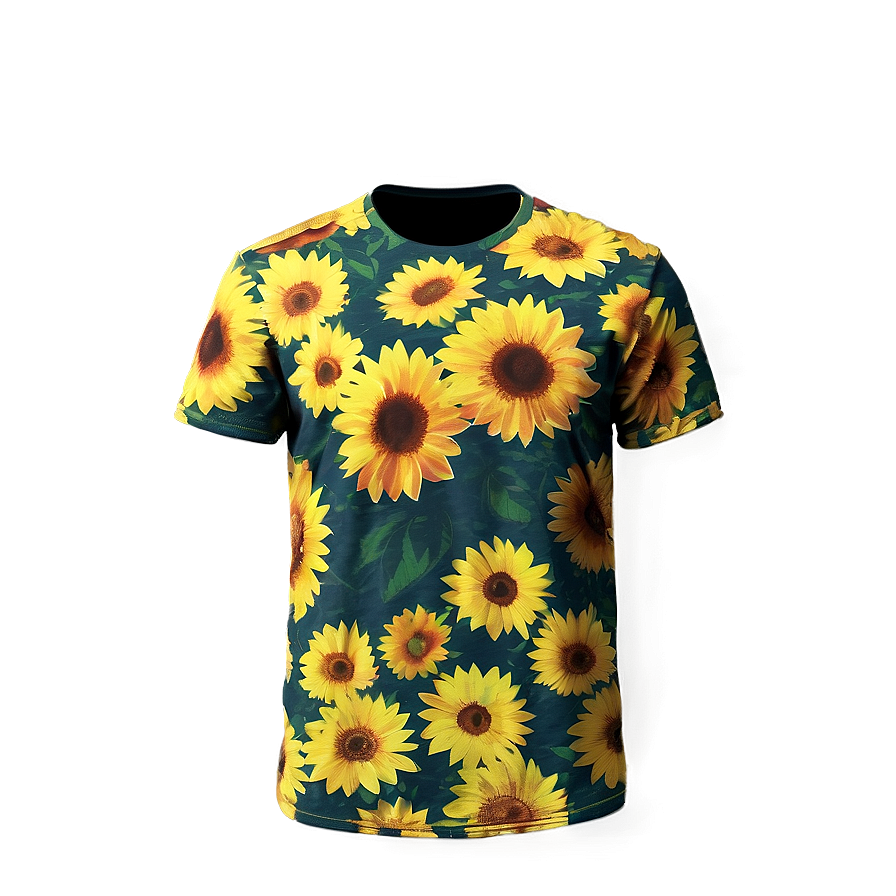 Floral Printed Tshirt Png Iqj PNG Image