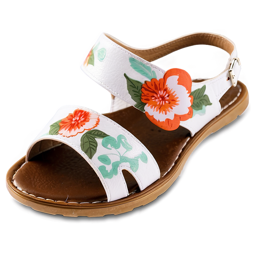 Floral Sandals Spring Png Bao PNG Image