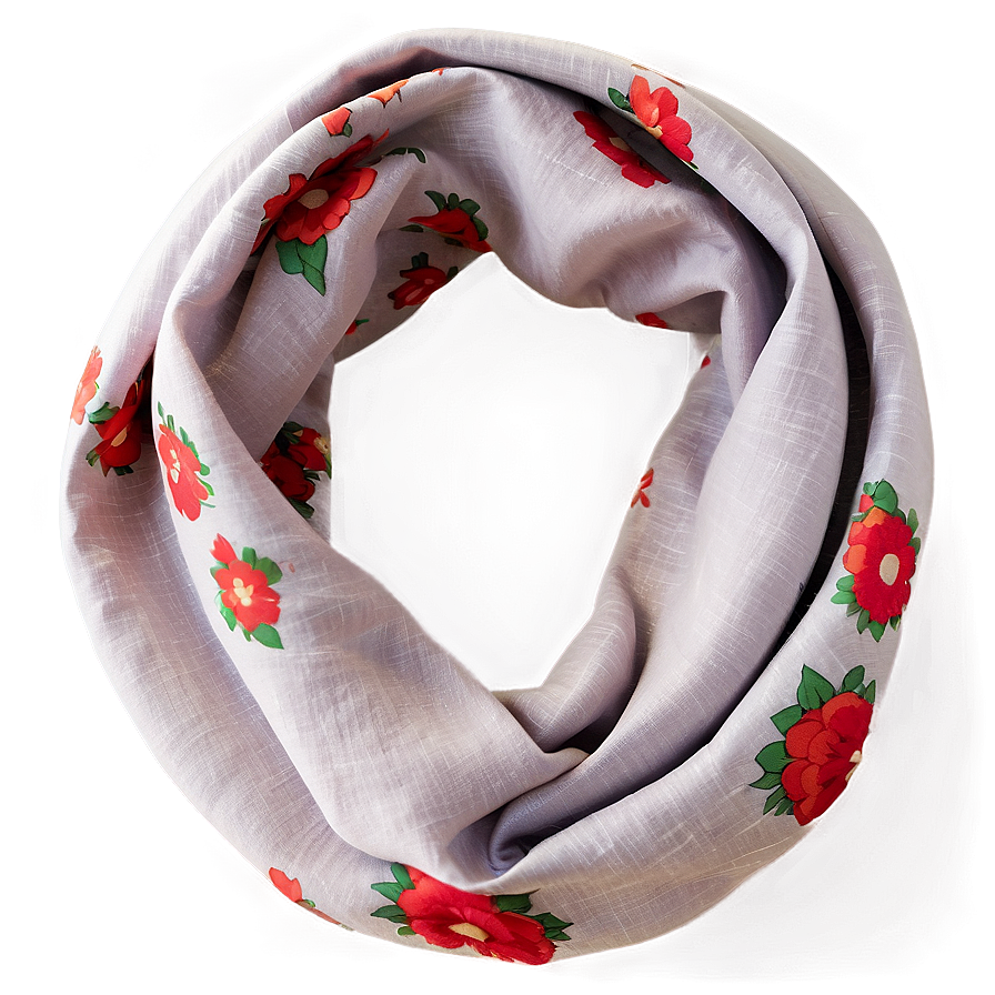 Floral Scarf Png Rnq PNG Image