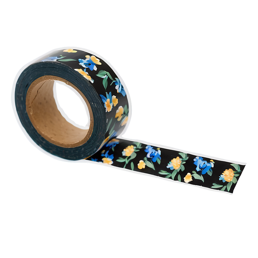 Floral Tape Png Gpf26 PNG Image