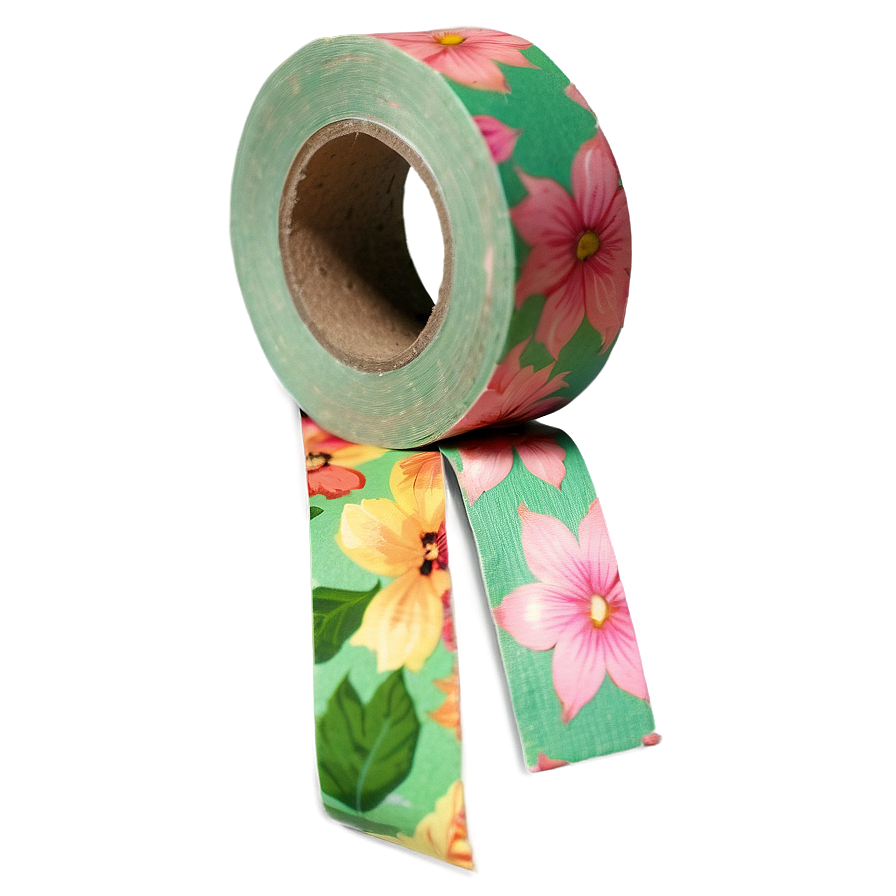 Floral Tape Png Siu38 PNG Image