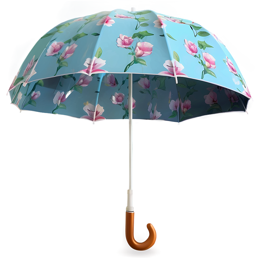 Floral Umbrella Png Qon91 PNG Image