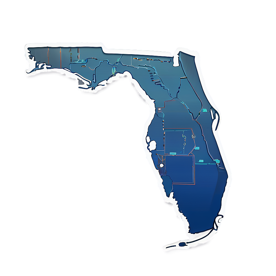 Florida Outline No Background Png 06122024 PNG Image