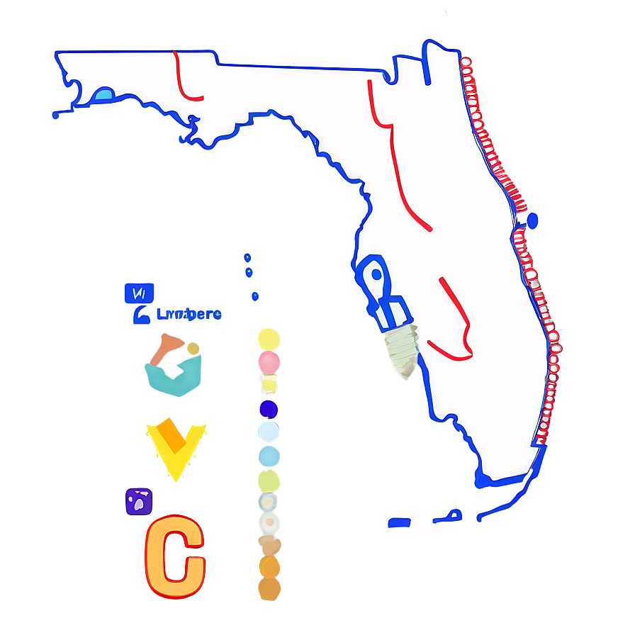 Florida Outline No Background Png Luq PNG Image