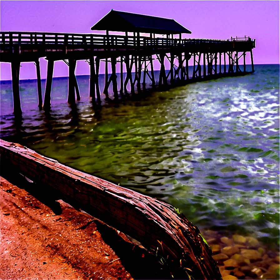 Florida State Fishing Pier Png Fjm PNG Image