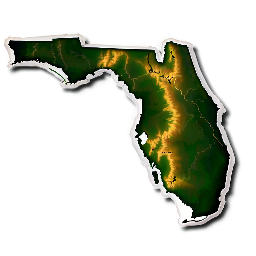 Florida State Parks Map Png Pvl6 PNG Image