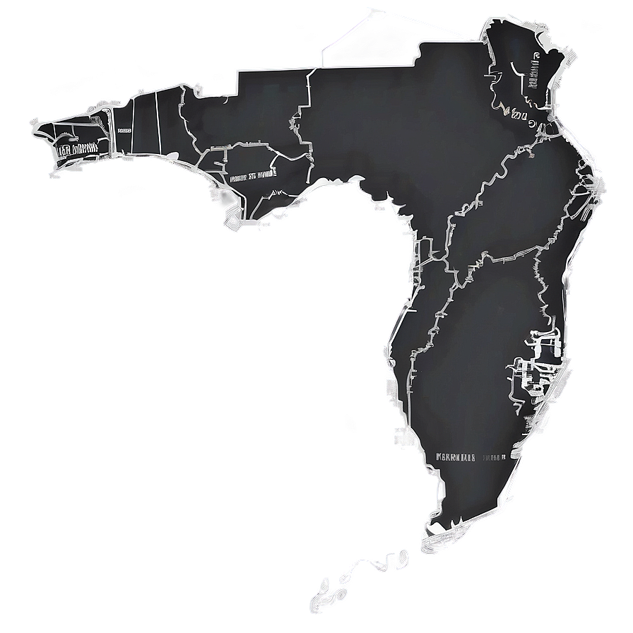 Florida Usa Outline Silhouette Png 36 PNG Image