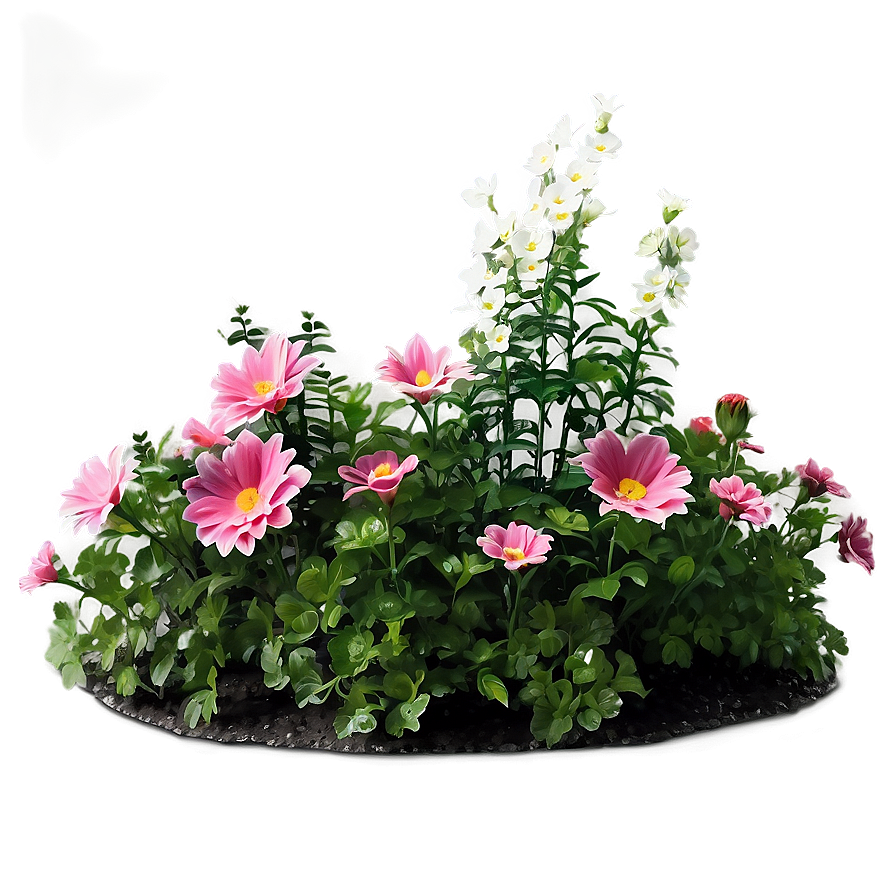 Flower Bed A PNG Image