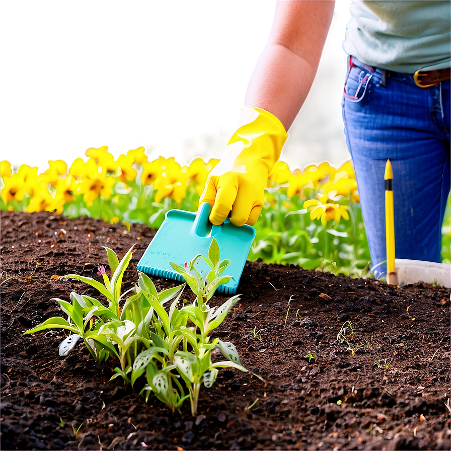 Flower Bed Care Png Ysc PNG Image