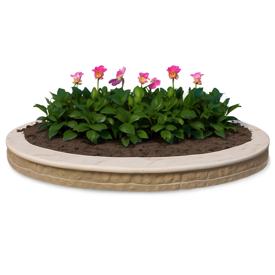 Flower Bed Edging Png Eki PNG Image